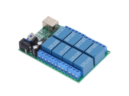 Laxiscreed Módulo Rele De 8 Canais Com Porta Uart Para Controle De Motores E Plc