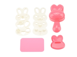 Moldes Para Rollos De Arroz E Sushi Em Forma De Coelho Material Pp De Grau Alimentar Para Bento Diy