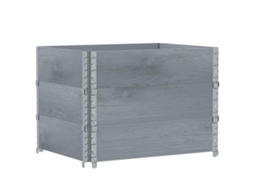 Garden Planter, Garden Planters Vidaxl Cinzeto Madeira De Pinho (80 X 60 X 60.5 Cm)