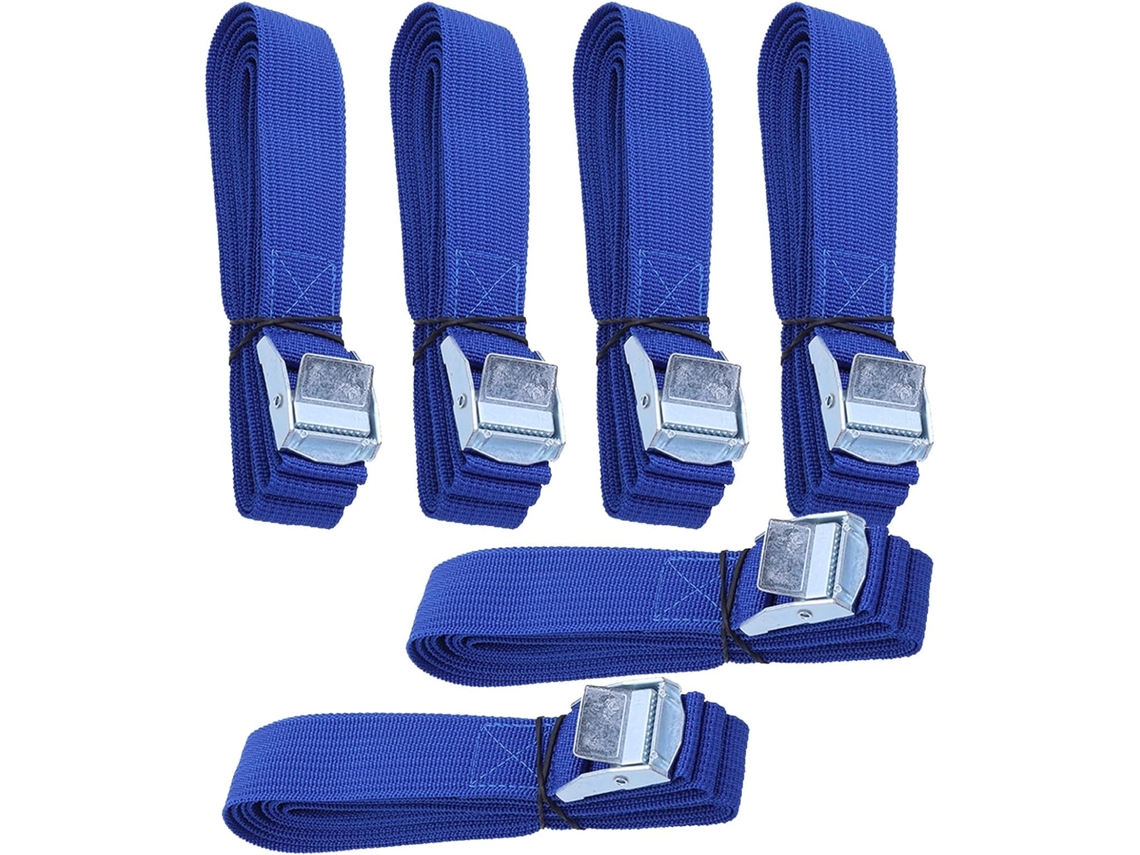 Conjunto De 6 Cintas Amarração Minkissy Carga, Bagagem E Bagageiros De Teto, Ideais Veículos Utilitários E