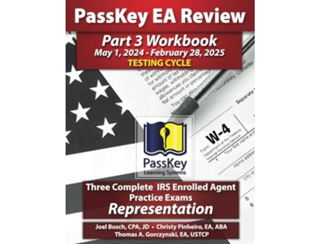 Livro PassKey Learning Systems EA Review Part 3 Workbook May 1, 2024-February 28, 2025 Testing Cycle de Joel Busch, Christy Pinheiro et al. (Inglês)