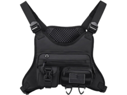 Colete De Corrida Leve Com Suporte Para Celular E Mochila Peitoral Para Atividades Ao Ar Livre.