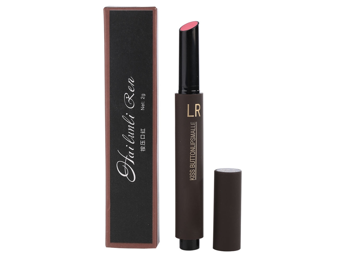 Batom hidratante à prova d'água de longa duração com aplicador push-up 2g 801 - Cosmético labial não pegajoso