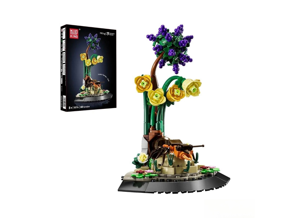 Mould King Formiga E Planta Em Flor 10176