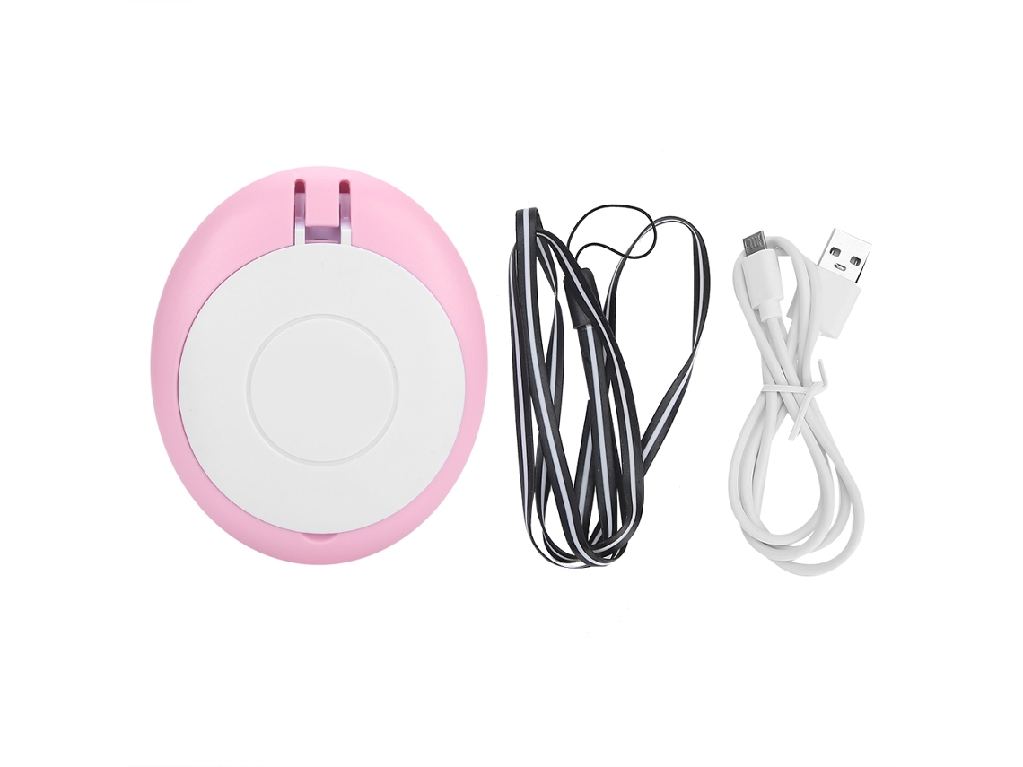 Grafted Eyelashes Dryer Multi functional Nail Dryer Fan With Mirror Pink
