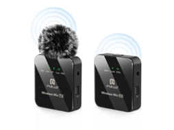 Microfone De Lapela Sem Fio Tx 1 Rx Chaberlu