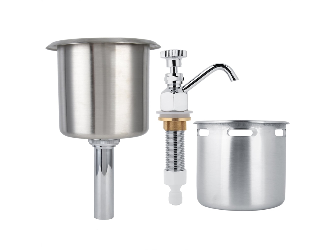 Conjunto Poço Inox LAXISCREED Acessório Café