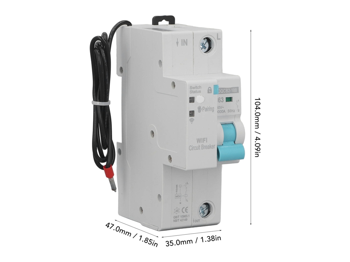 Laxiscreed Interruptor Automático Wifi Com Temporizador E Controle Remoto