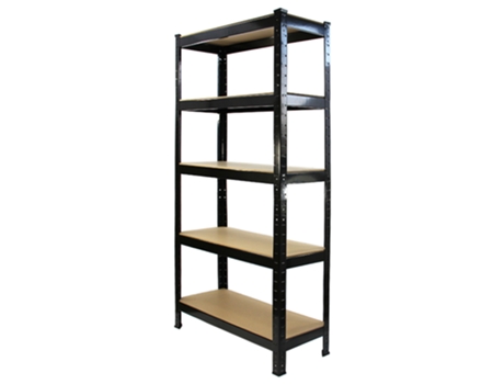 Estante MONSTER RACKING T-Rax de Aço Inoxidavel Sem Parafusos (Preto)