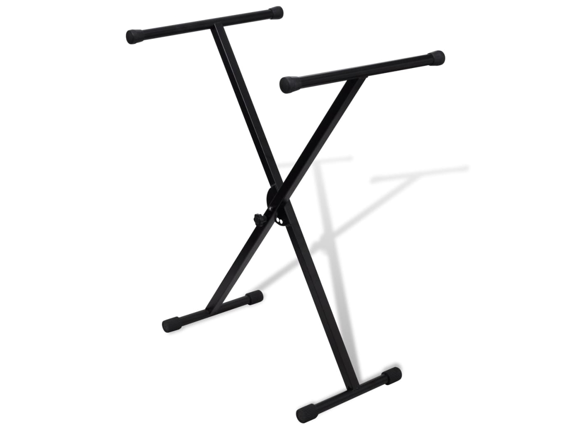 Keyboard Stand, Keyboard Stands Vidaxl Preto Aço