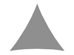 Sail De Sombra Triangular 4x4x4 Poliéster - Proteção Solar 98% Repelente À Água