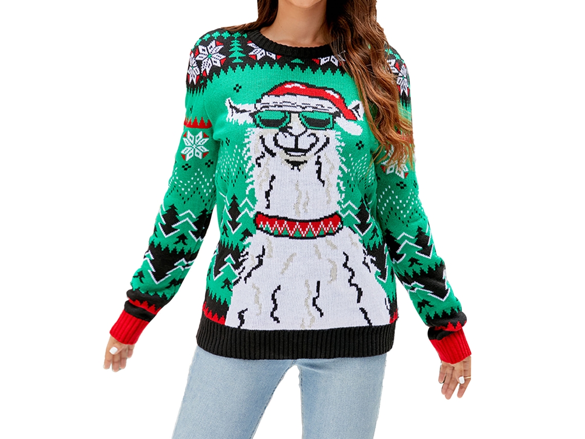 Laxiscreed Suéter De Natal Vermelho Com Gola Redonda E Manga Longa Para Homens, Confortável E Elegante