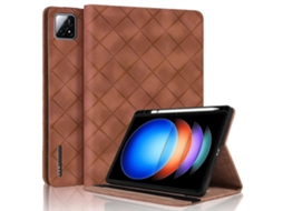 Capa de couro para tablet com relevo de diamante Webake