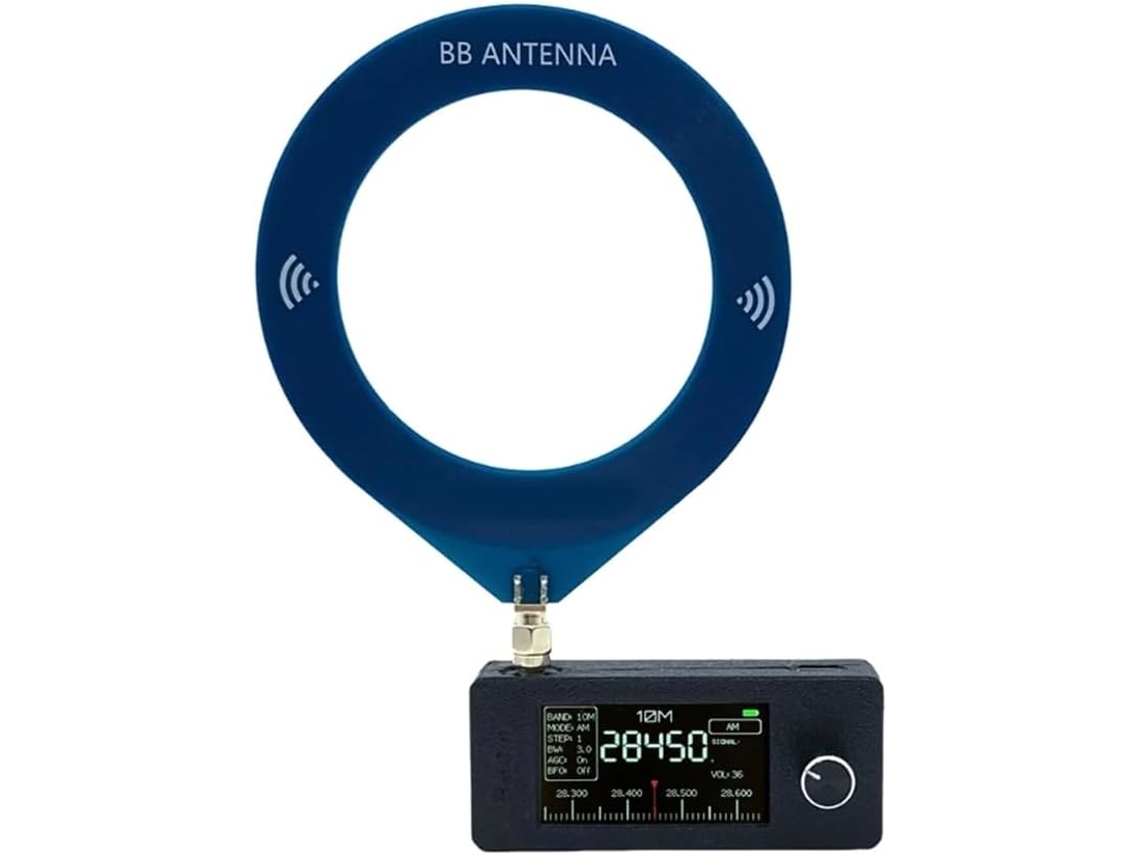 Si4732 Mini Antena Loop De Bolso Com Interface Sma 0,5 Khz 108 Mhz