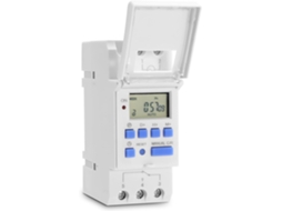 Temporizador Programável Semanal com Display LCD 220 V 15 A BRILVIBERA