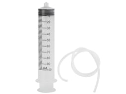 Jeringa de 100ml com Cateter Transparente S/MARCA