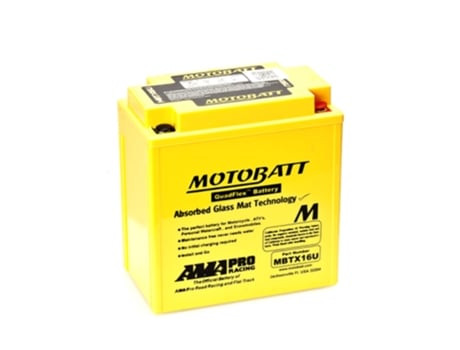 Bateria Motobatt Mbtx16u 12v 19ah Cca245a Ce U