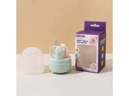 Conjunto de 4 Peças de Corte de Unhas do Bebê AOZORZ (verde 14*7*7cm)