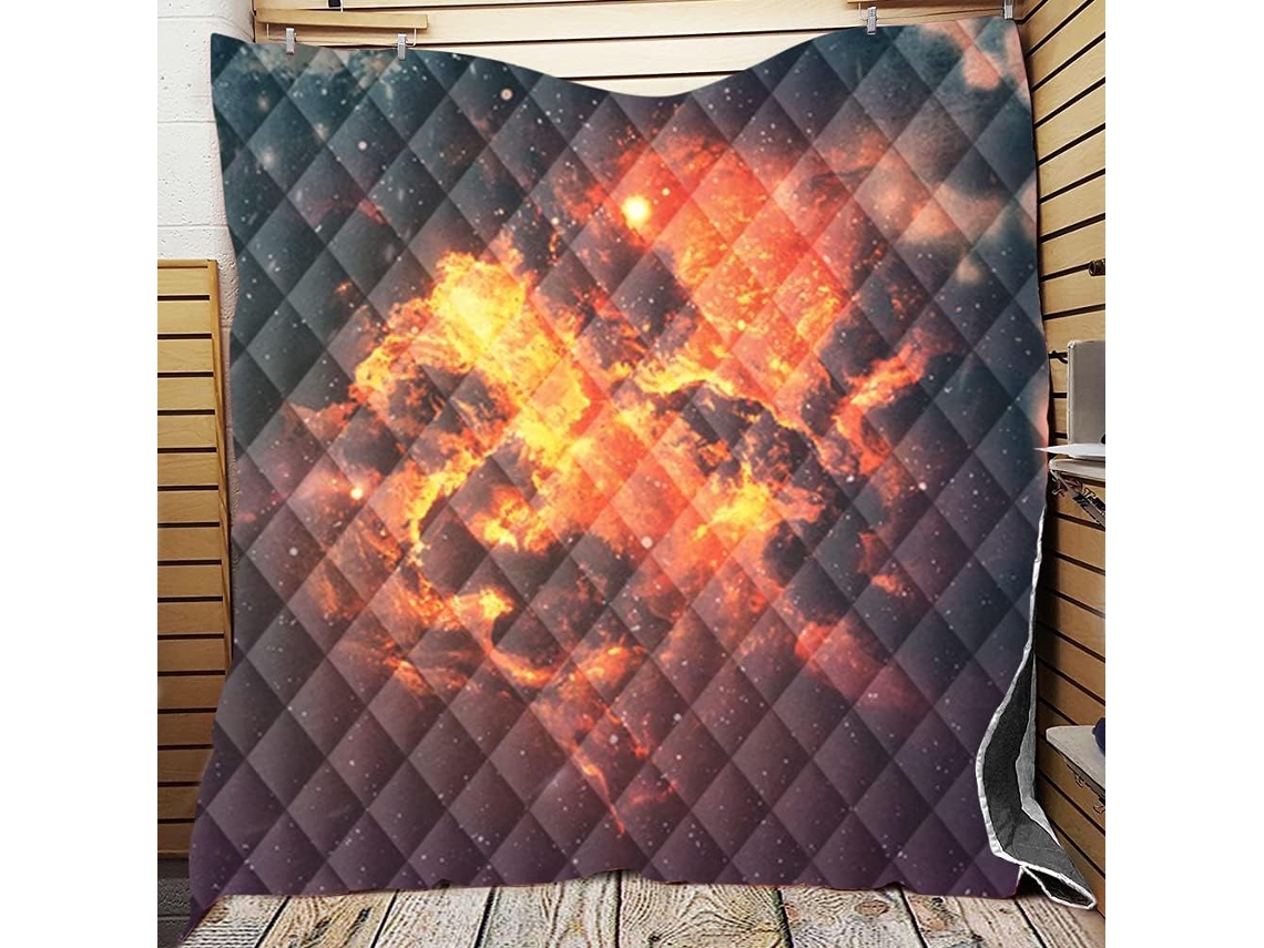 Colcha Acolchoada Fansu Capa de Cama Cobertor para Ar Condicionado Edredom Conjunto Estampada Sofá com Criança