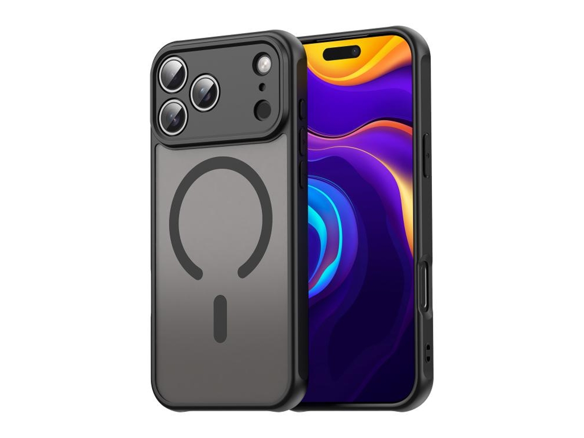 Capa Fan Dun Para Iphone 17 Pro Max - Tpu Híbrido Pc Fosco - Magsafe