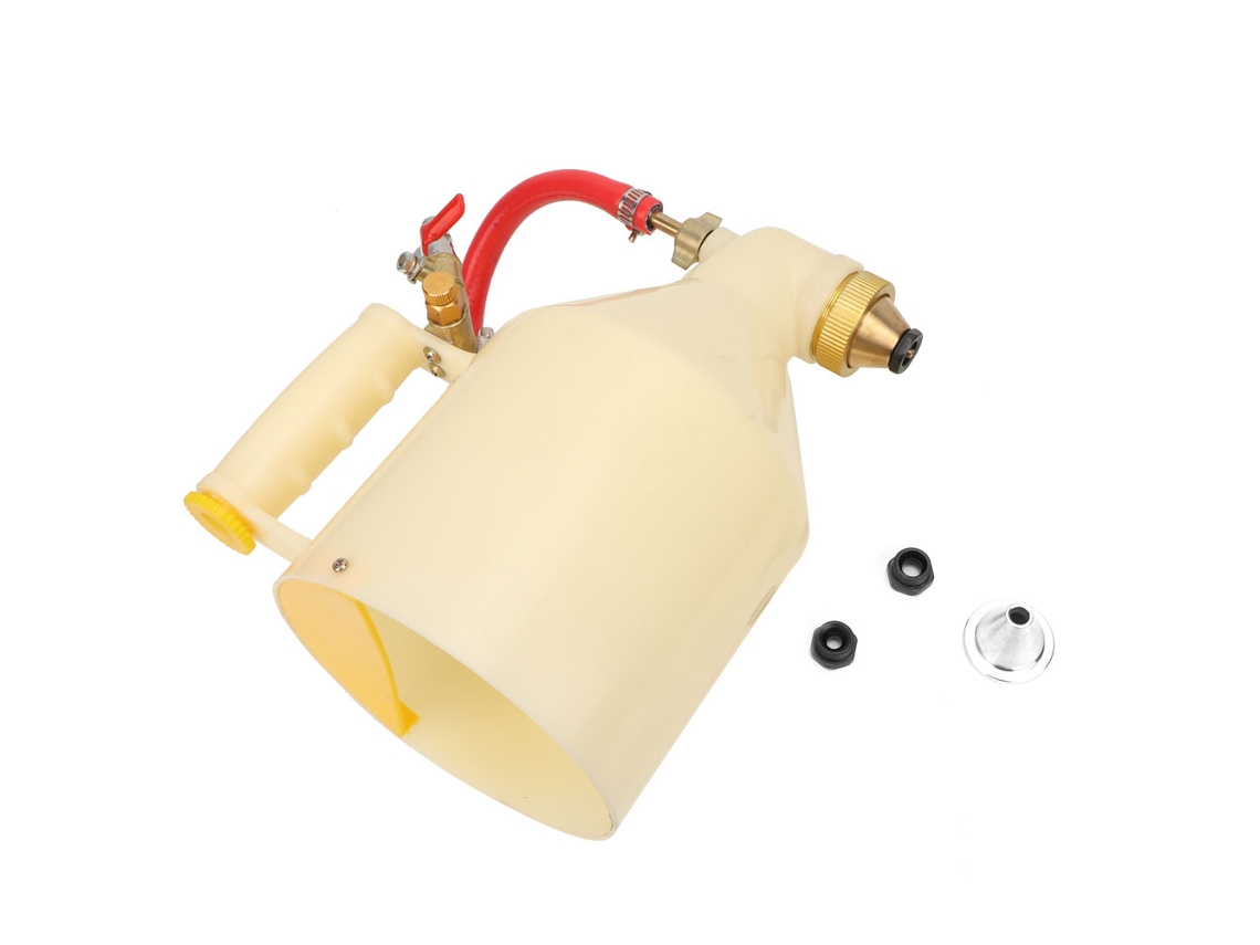 Pistola De Pintura Aérea Com Funil Ajustável 3l 1/4in Para Parede Ferramenta De Construção