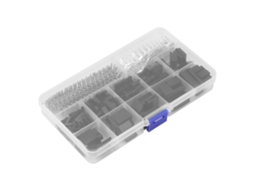 Conjunto De Conectores Terminais Laxiscreed Para Cablagem Em Caixa Masculina, Prático E Com Grande Quantidade