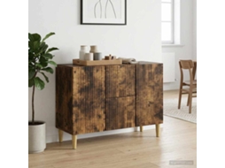 Vidaxl Buffet Carvalho Fumado 89 X 34,5 X 60 Cm Derivados De Madeira