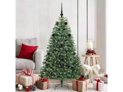Vidaxl Árvore De Natal Articulada Artificial Verde 150 Cm Pvc E Metal