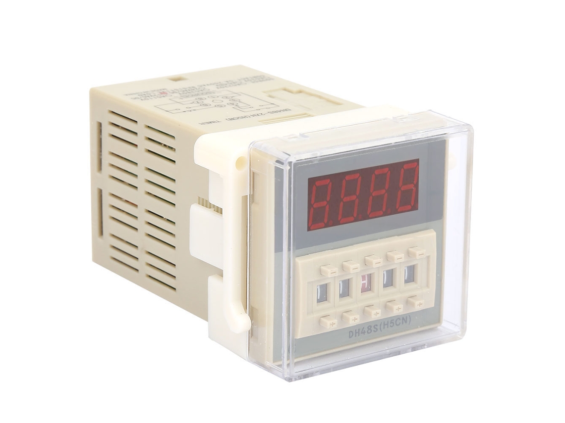 Relé De Tempo Digital Laxiscreed Com Atraso De 0.01s A 99h99m E Design De 8 Pinos