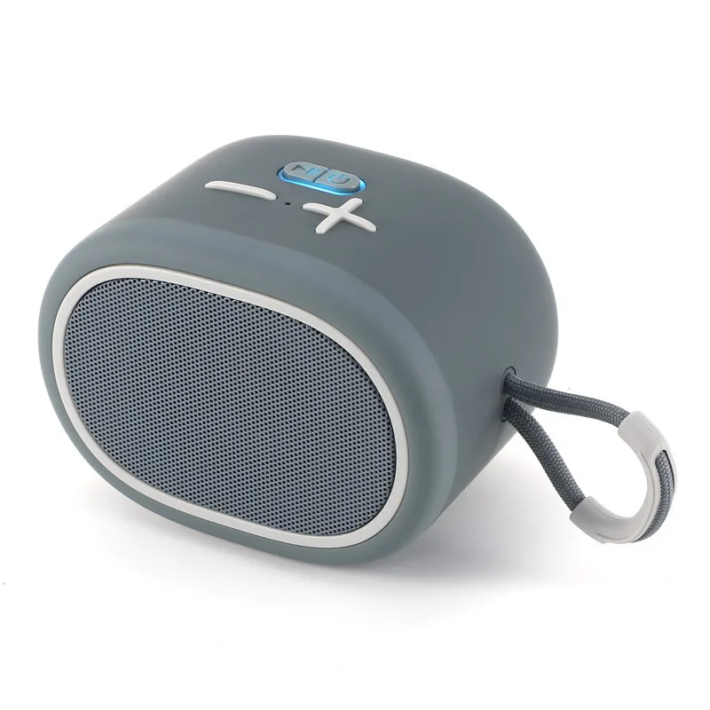 Caixa De Som Bluetooth (cinza), Compacta, Alto Volume, Estéreo Hifi, À Prova D'água.