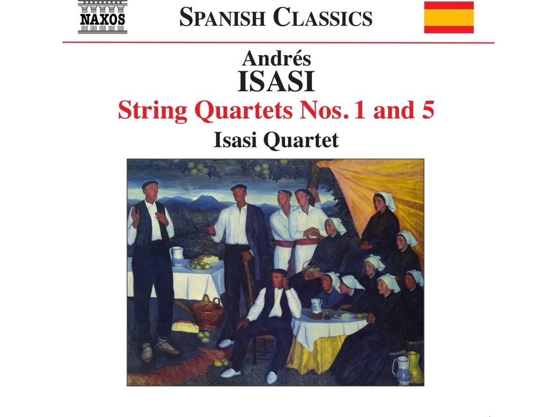 CD Isasi Quartet - Streichquartette 1+5 (1CD)