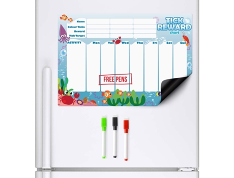 Cartas Magnéticas Da Recompensa Do Refrigerador Para Criaturas Do Oceano Da Placa A3 Do Comportamento Das Crianças Ckb Ltd