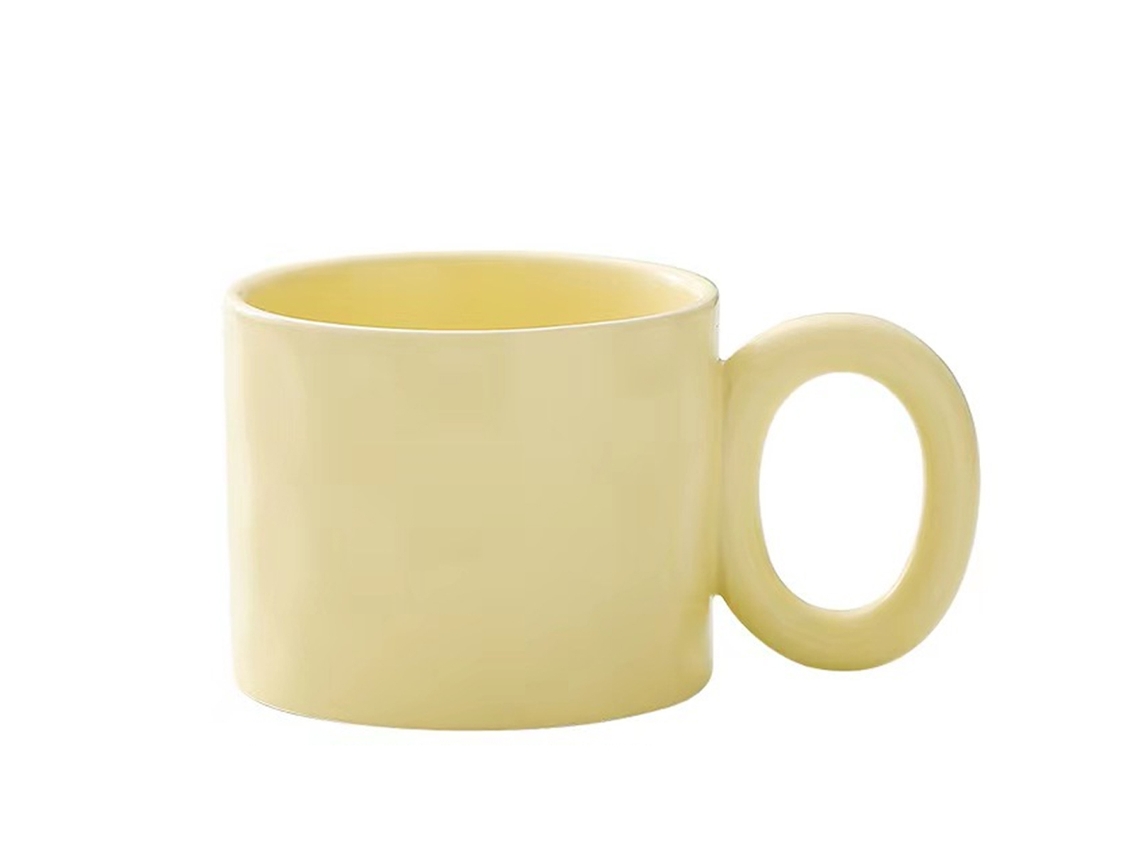 Caneca Grande de Cerâmica 360Ml Chávena de Café Tigela de Aveia Caneca de Pequeno-Almoço. NEVEANCE