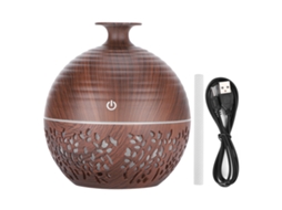 Umedificador De Aire De Escritorio Hueco Con Difusor De Aceites Esenciales Aromáticos Led