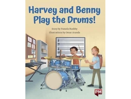 Livro HARVEY BENNY PLAY THE DRUMS de Pamela Rushby (Inglês)