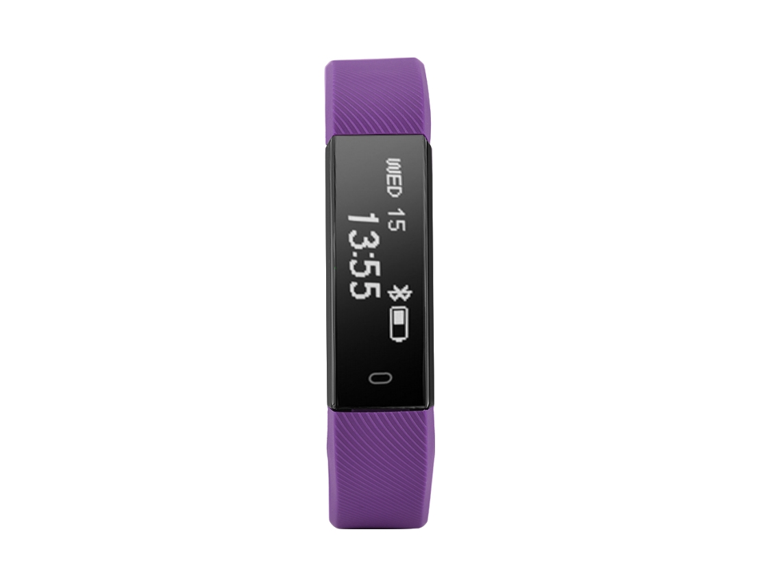 Relógio Inteligente Id115hr com Monitoramento Cardíaco EOOCOO (roxo)