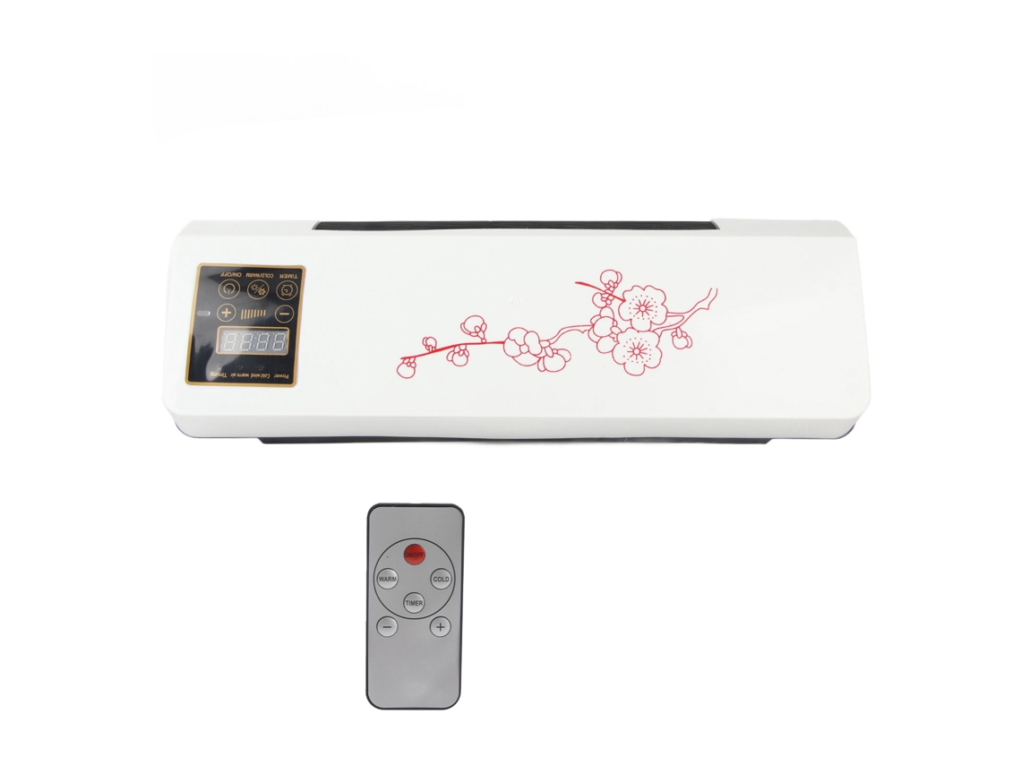 Aquecedor Laxiscreed De Parede Para Banheiro E Quarto Com Ventilador De Dois Propósitos