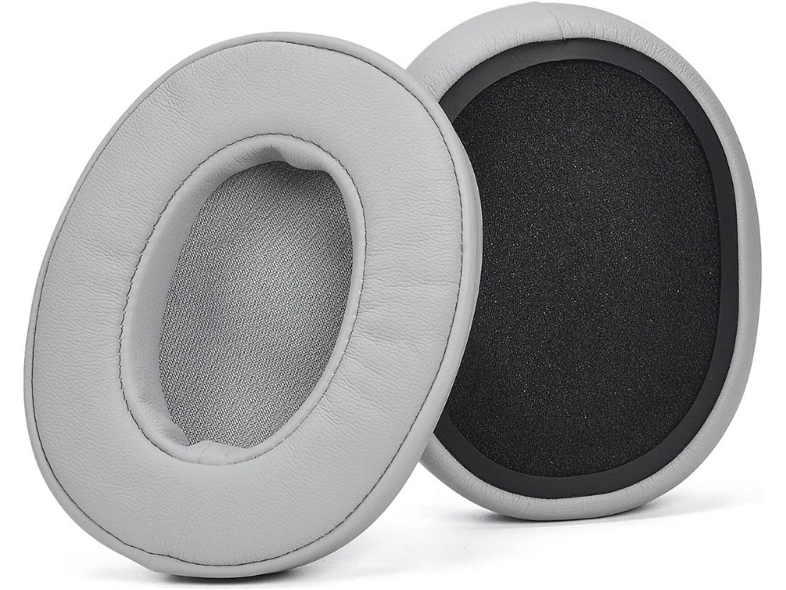 Almofada para Auscultadores Skullcandy Crusher 3.0 Wireless Hesh3 de Orelhas de Espuma Macia Cinza XIAOMOYU
