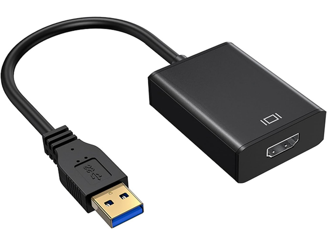 Adaptador De Vídeo Usb Compatível Com Usb 3.0 Para Cabo Adaptador De Vídeo 1080p Aquaforge