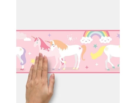 Fita Adesiva Unicórnios Mágicos Roommates