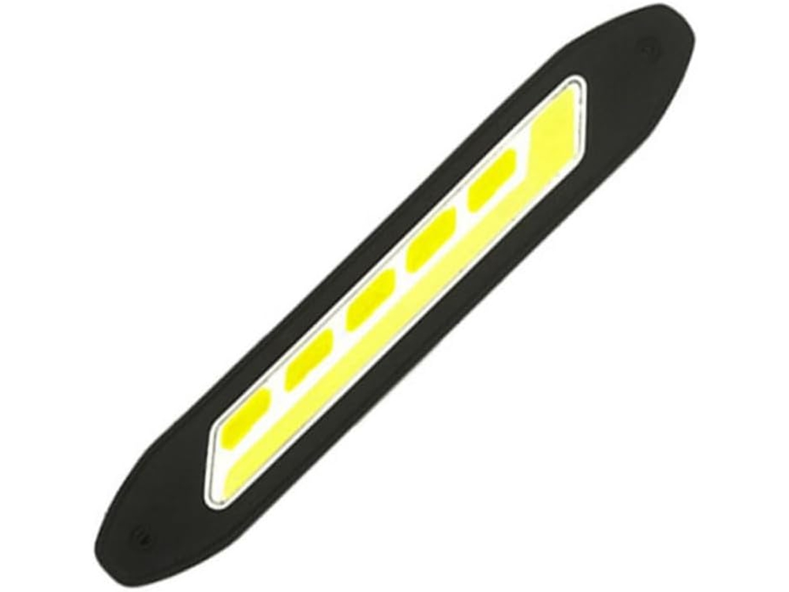 Hemobllo Conjunto De 2-luzes Diurnas Led Para Carro, Impermeáveis, Em Silicone, Bicolor, Sinais De Direção Universais