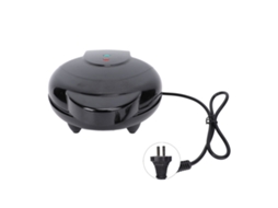Máquina de fazer donuts mini 7 buracos elétrica antiaderente sus alumínio 110v 1000w preto