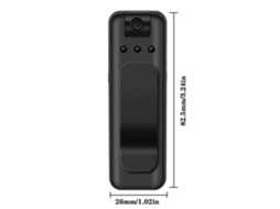 Mini Câmera de Bolso com Wi fi, Visão Noturna Infravermelha e Corpo Compacto. MDUG