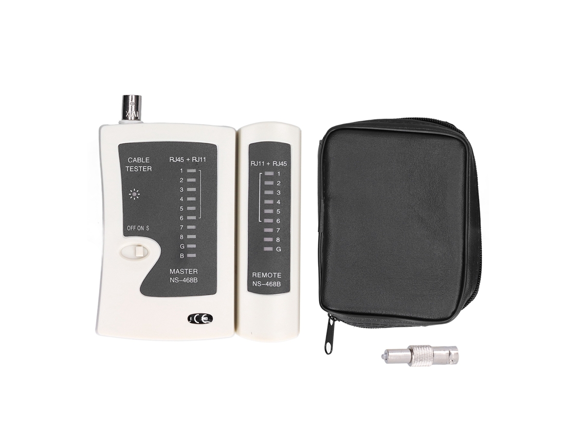 Testador De Cabos Rj45 Rj11 Ergonômico Dc 9v