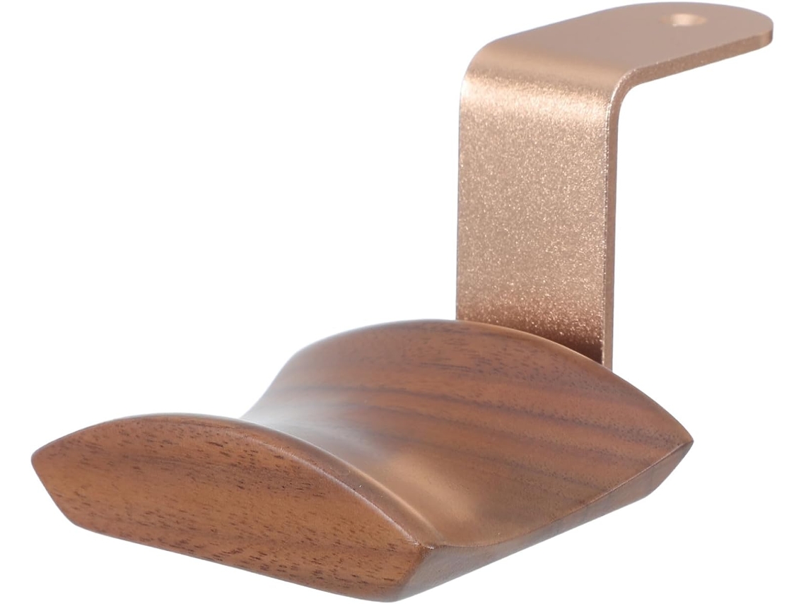 Tofficu Support Mural Compatibilité Polyvalente Pour Casque D'ordinateur En Aluminium Et Bois,