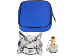 Rebe-estufa De Camping Portátil De Gas Para Senderismo Fogón Con Conector Y Bolsa De Almacenamiento Para Picnic Barbacoa