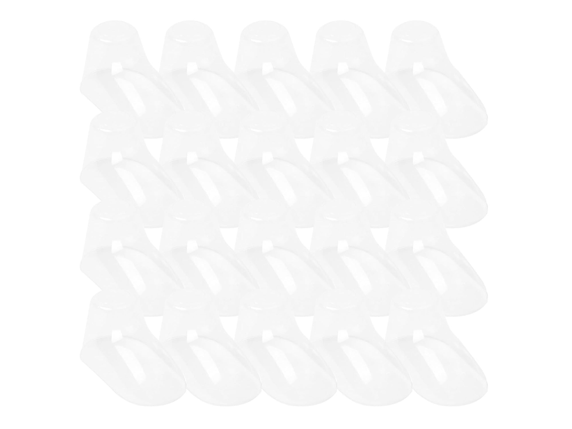Suportes Transparentes De Pvc Para Sapatos De Bebê De 8 Cm