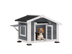 Cuccia For Dogs Casetta For Dogs Gives Outdoor In Wood. 98x76x69. 5cm
