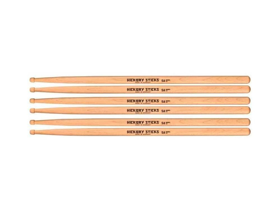 Baquetas Meinl 5A Barrel Tip 3-Pack