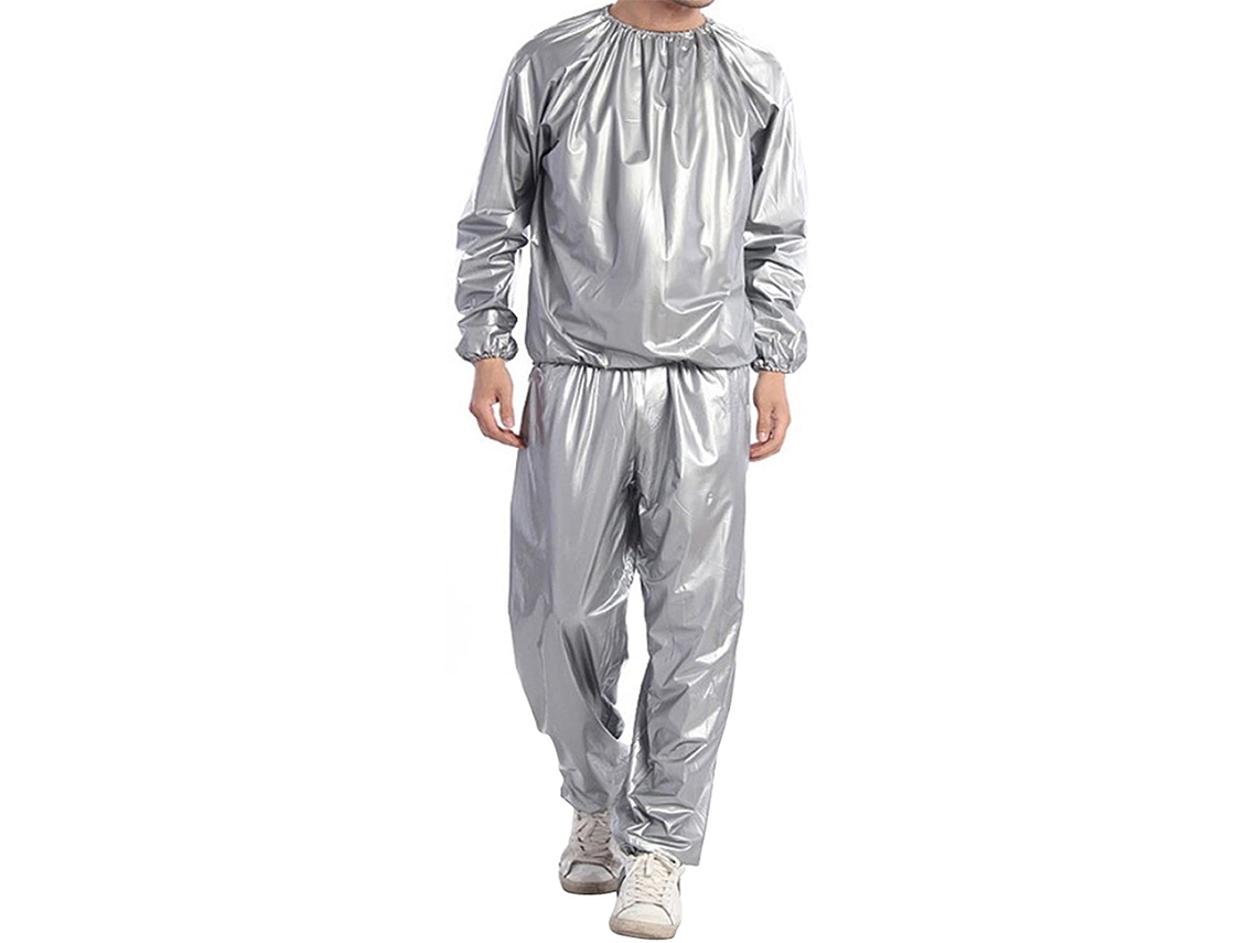 Omni-traje De Sauna Sudor Para Fitness E Perda De Peso Antidesgarro Pvc Para Homens E Mulheres Academia